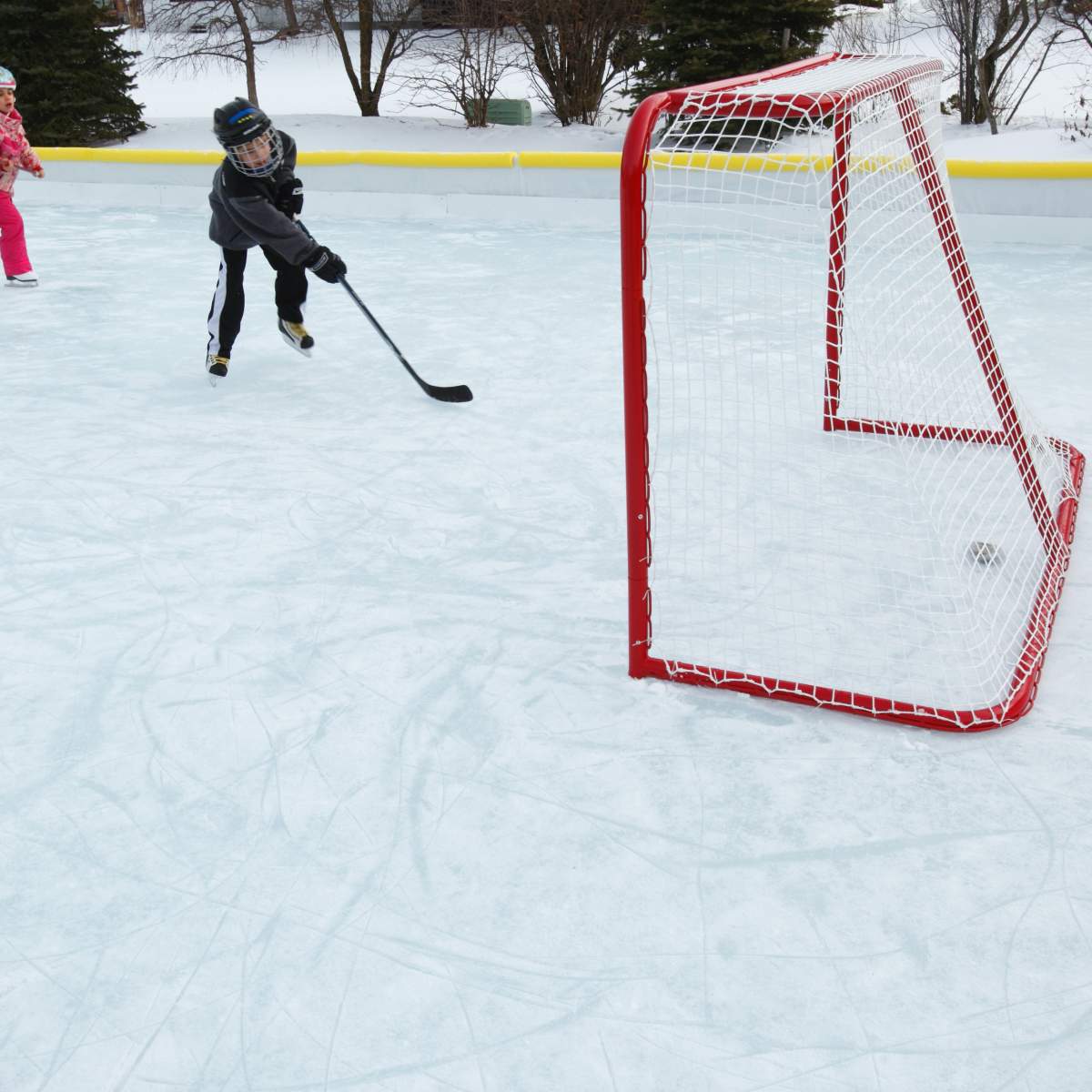 Residential Ice Rink Construction Great Lakes Athletic Fields